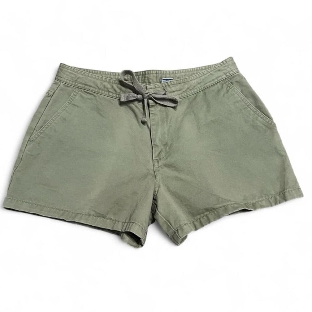 Vintage summer 2002 Old Navy Sage/light green cargo shorts w-drawstring waist